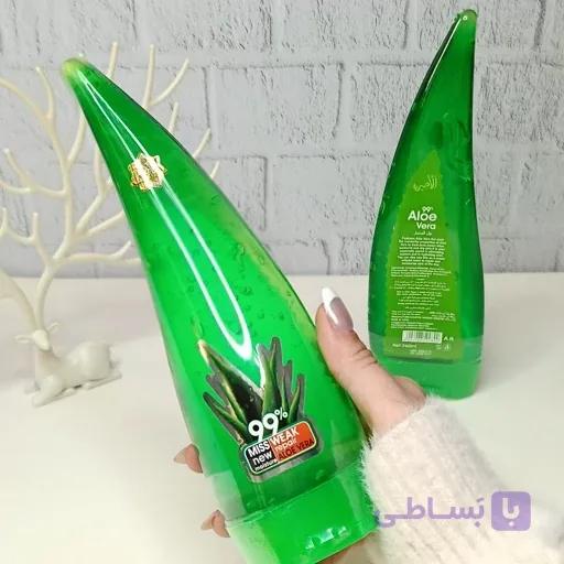 ژل آلوورا آب رسان و ضد چروک پوست آلوئه ورا %99 حجم 30میل — تصویر 1