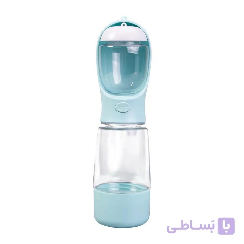 قمقمه و ظرف غذای حیوانات خانگی مدل 3 در 1 | 400ml آب و 150ml غذا — تصویر 1