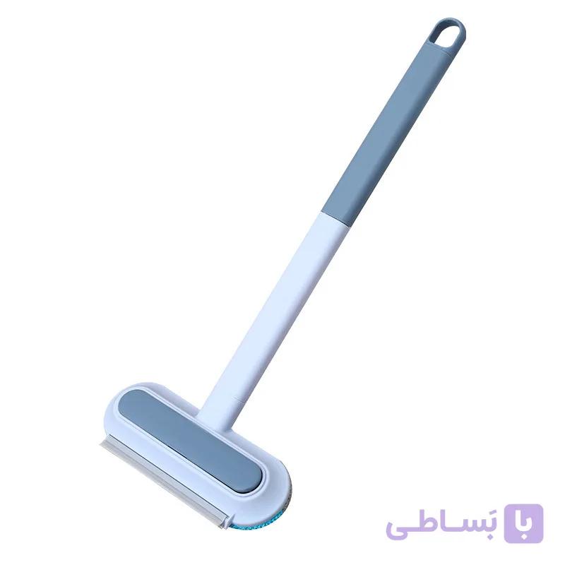 پرزگیر مغناطیسی موی سگ و گربه دسته دار | جمع کننده موی حیوانات خانگی — تصویر 1