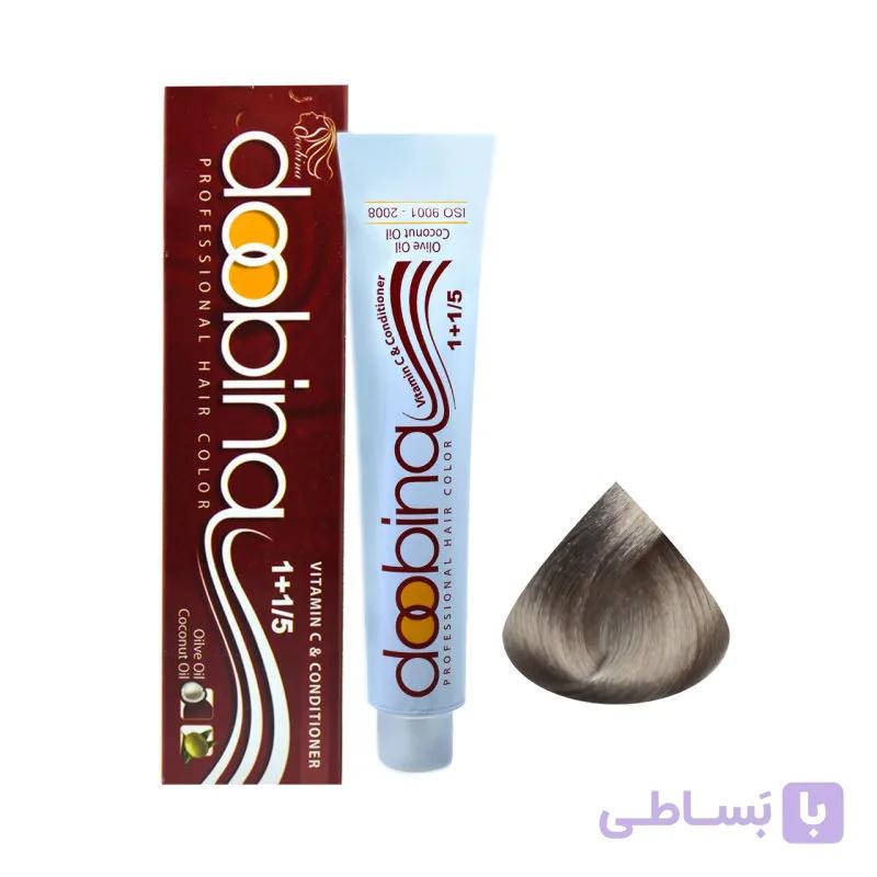 رنگ موی دوبینا شماره C9-10.1 حجم 100 میلی لیتر رنگ بلوند نقره ای