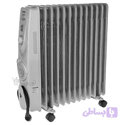 شوفاژ برقی 13پره نیکای مدل NOH844A فن دار