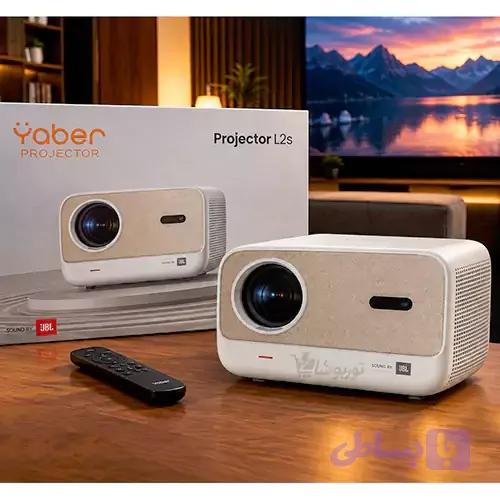 پروژکتور سینما خانگی یابر L2s با تصویر Full HD و صدای JBL