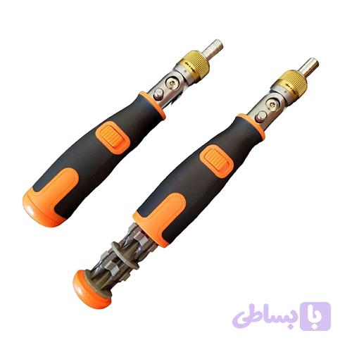 پیچ گوشتی جغجغه ای همه کاره مدل 2050C ابزار