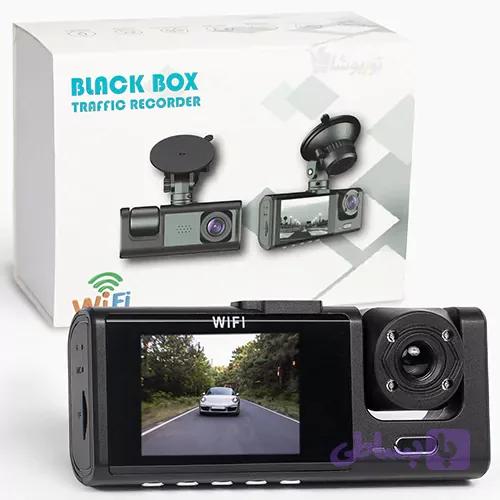 دوربین ثبت وقایع وایفا دار دو لنز بلک باکس 1296P