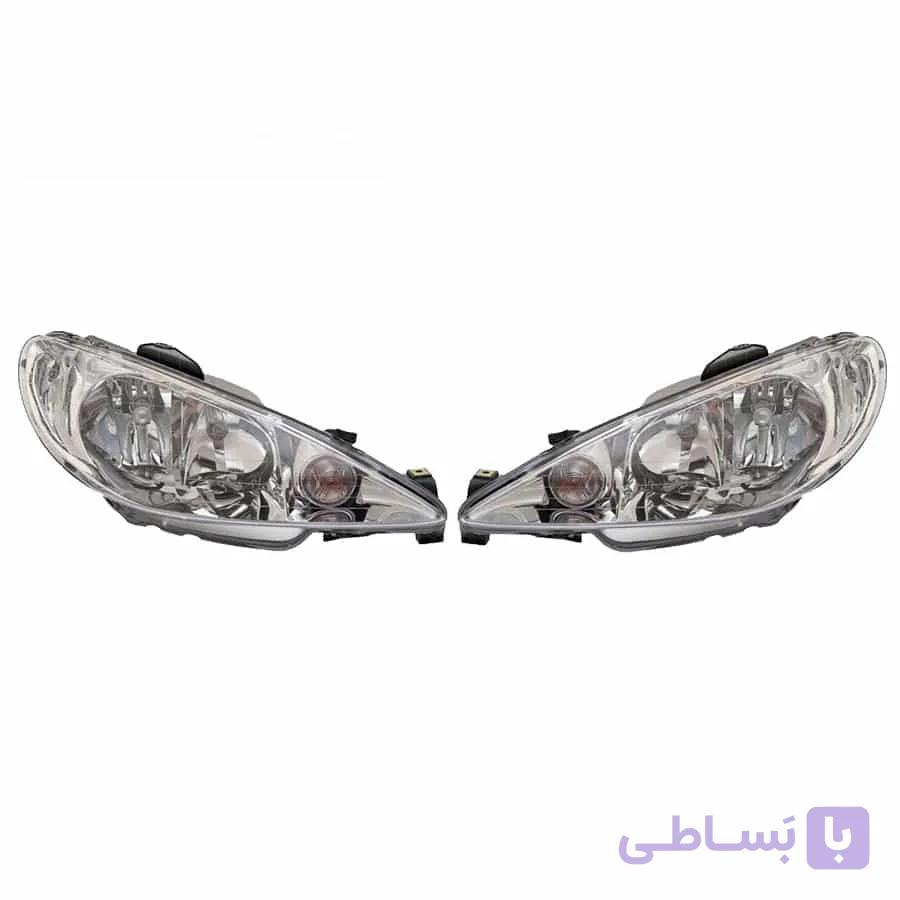 چراغ جلو 206 بدون موتور جفت فن آوران