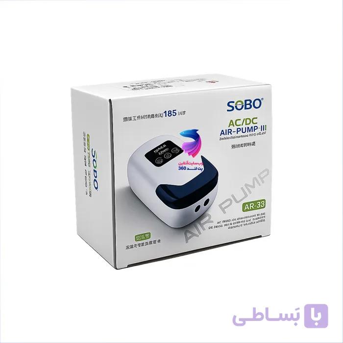پمپ هوا شارژی ۲ خروجی AR-33 سوبو — تصویر 1