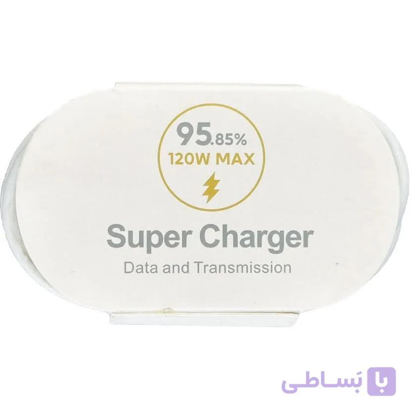 کابل شارژ شیاومی 120 وات توربو شارژ اصلی ( ثانیه شمار) — تصویر 1