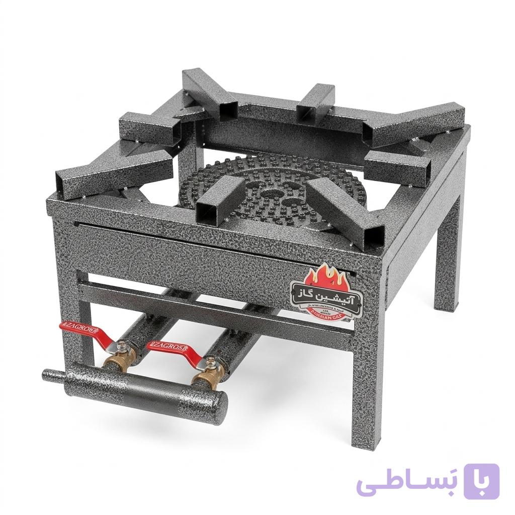 اجاق گاز 37*37 دوشعله آتشین گاز — تصویر 1