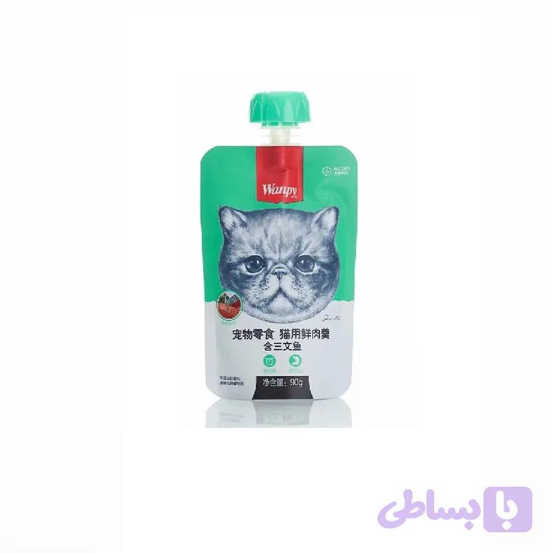 پودینگ گربه ونپی طعم ماهی آزاد 90 گرمی