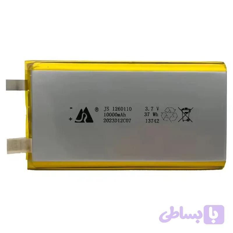 باتری لیتیوم پاوربانک 10000mAh 12*59*110mm 1260110 — تصویر 1
