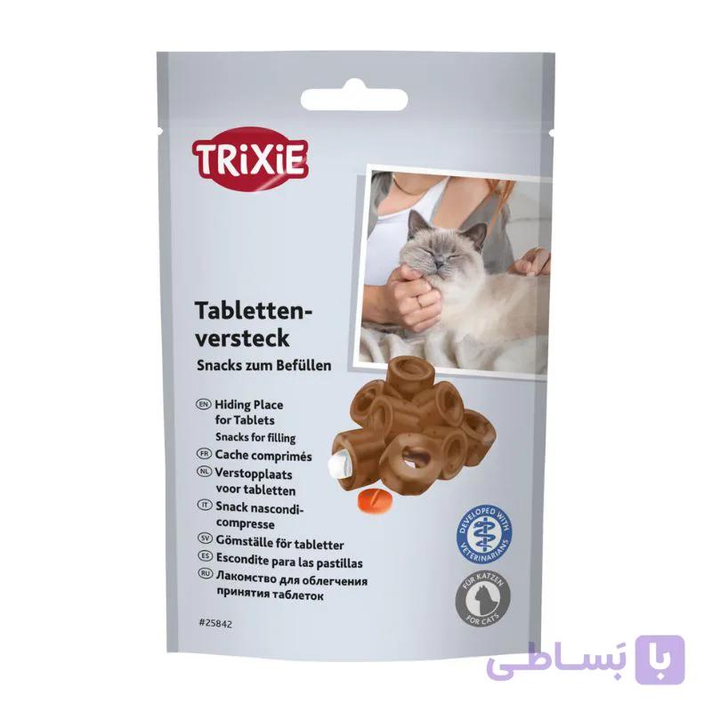 تشویقی گربه قرص خوران تریکسی مدل Trixie Hiding Place For Tablets وزن 50 گرم — تصویر 1