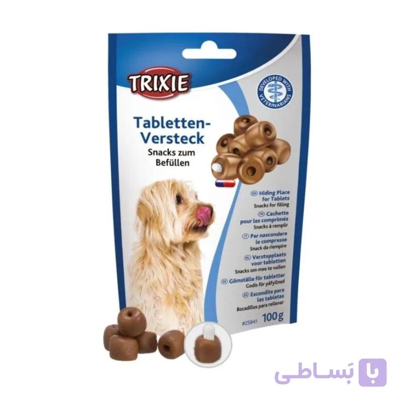 تشویقی سگ قرص خوران تریکسی مدل Trixie Hiding Place For Tablets وزن 100 گرم — تصویر 1