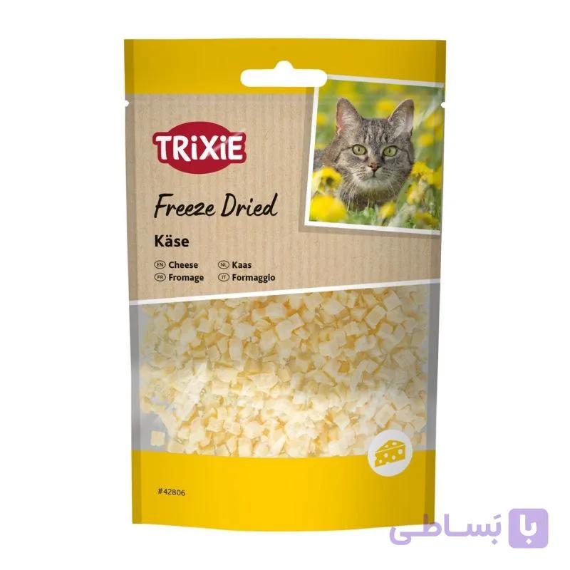 تشویقی گربه تریکسی مدل Freeze Dried با طعم جگر بره و سالمون وزن 25 گرم — تصویر 1