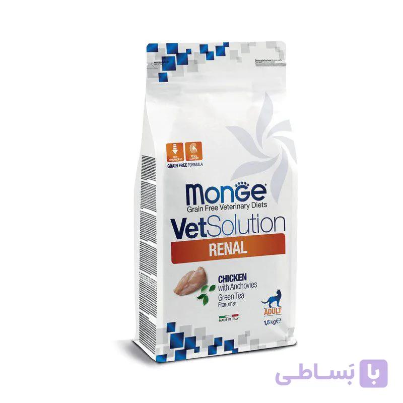 غذای خشک گربه رنال مونژه با طعم مرغ وزن 1.5 کیلوگرم
