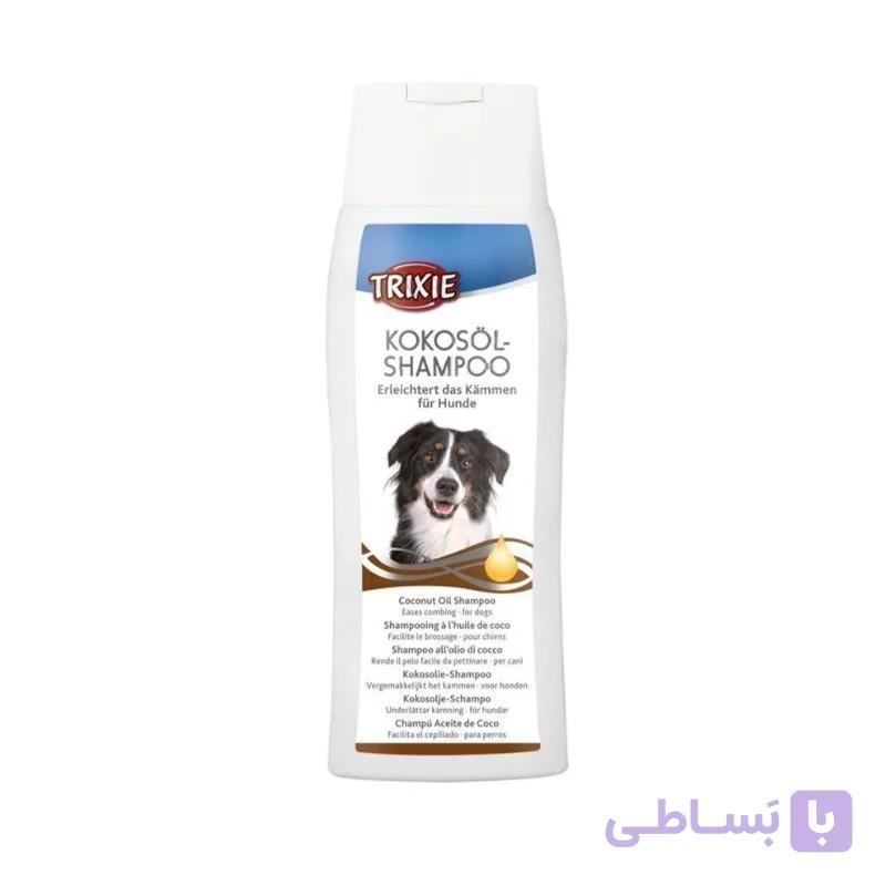 شامپو سگ تریکسی حاوی روغن نارگیل مدل Coconut Oil حجم 250 میلی لیتر