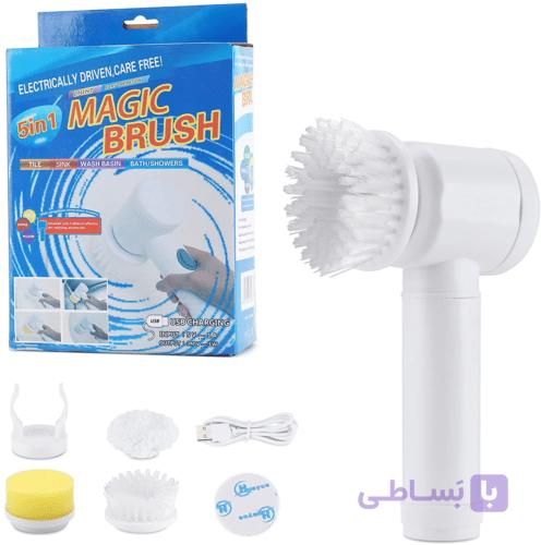 مجیک براش شارژی (برس جادویی) شستشو و نظافت سطوح سینک و کاشی سرامیک — تصویر 1