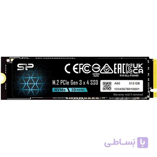 حافظه SSD سیلیکون پاور مدل P34A60 ظرفیت ۵۱۲ گیگابایت — تصویر 1