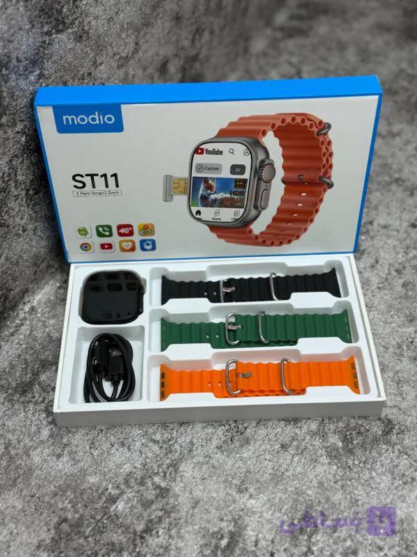 ساعت سیم‌کارت خور Modio ST11 / اینترنت 5G و دارای هوش مصنوعی Deep speak ( آلمان )