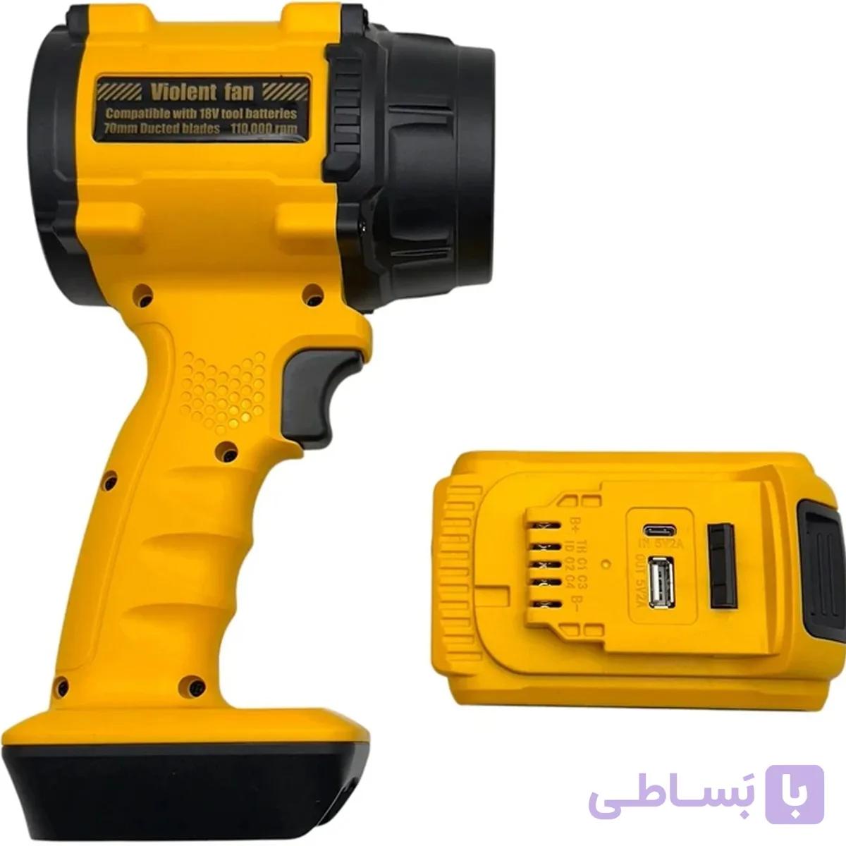 جت فن شارژی ویولنت مدل F018 با موتور ۱۱۰ هزار دور — تصویر 1