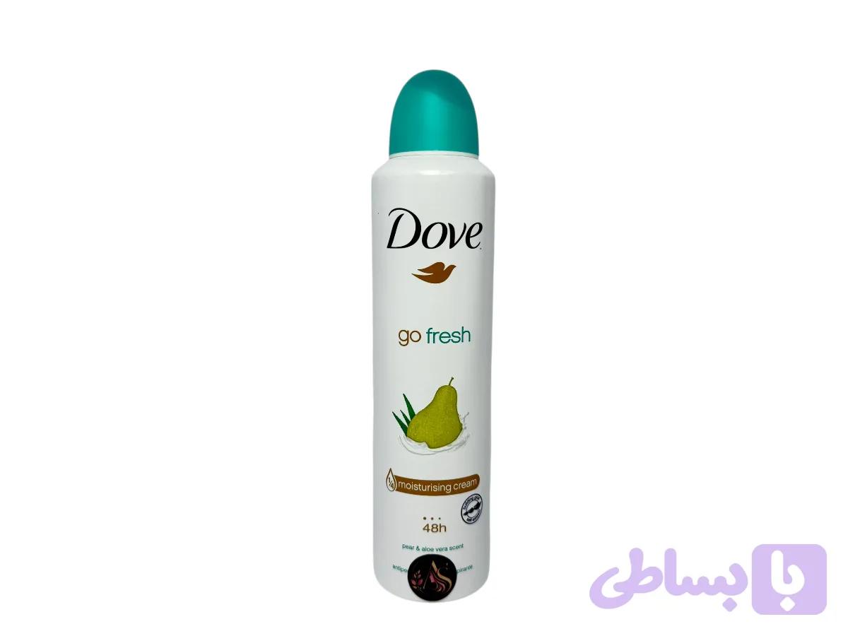 اسپری ضدتعریق و دئودورانت Dove Go Fresh Pear & Aloe Vera — تصویر 1