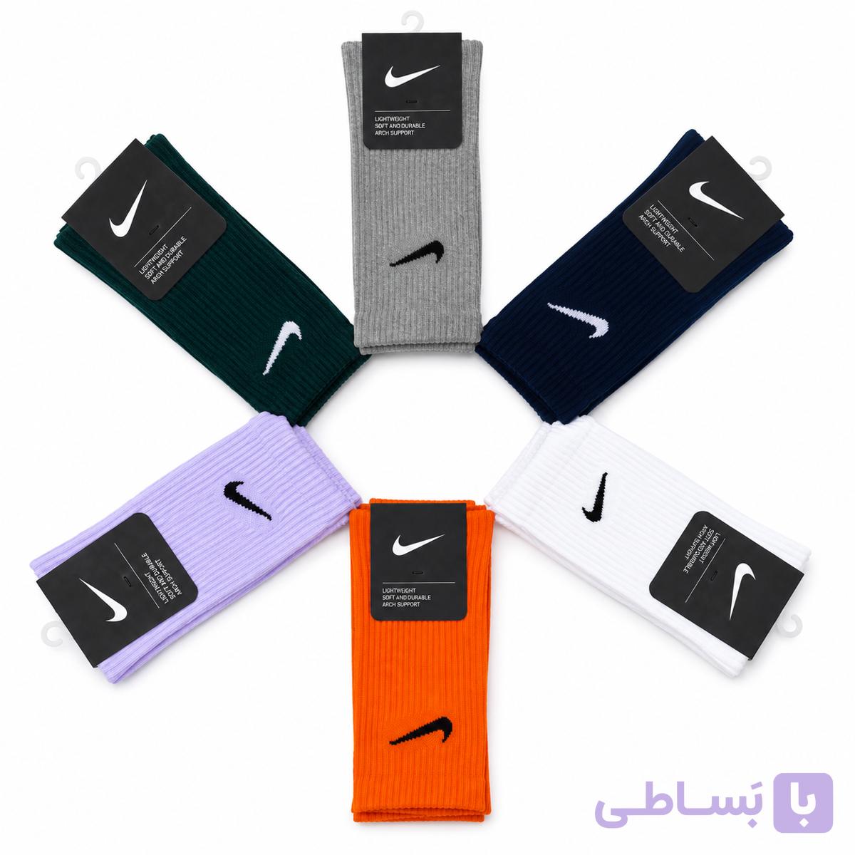 جوراب اسپرت| ورزشی|پیاده روی نیم ساق نایکی Nike فری سایز — تصویر 1