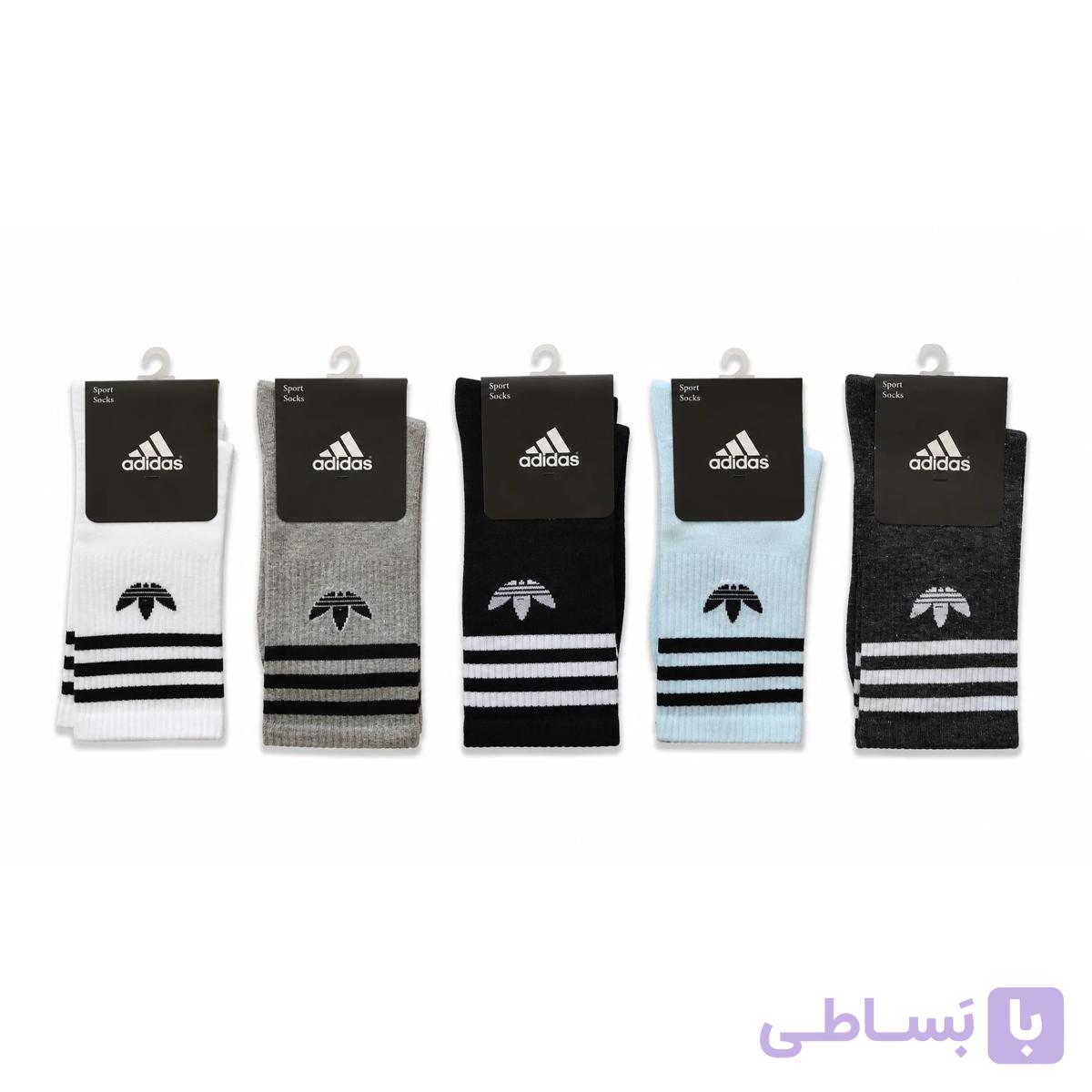 جوراب اسپرت| ورزشی|پیاده روی ساقدار آدیداس adidas فری سایز — تصویر 1