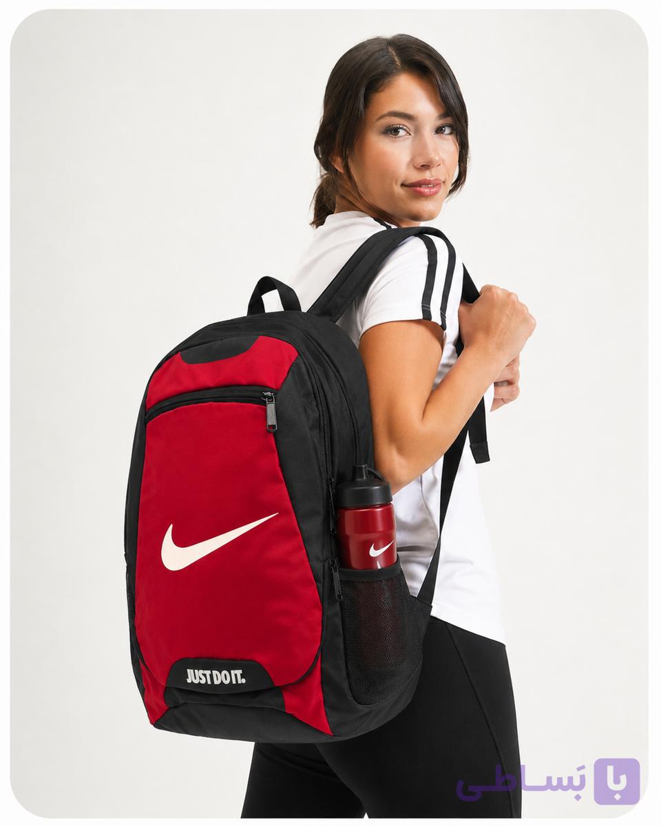کوله اسپرت Nike جاکفشی دار 2026 قرمز — تصویر 1