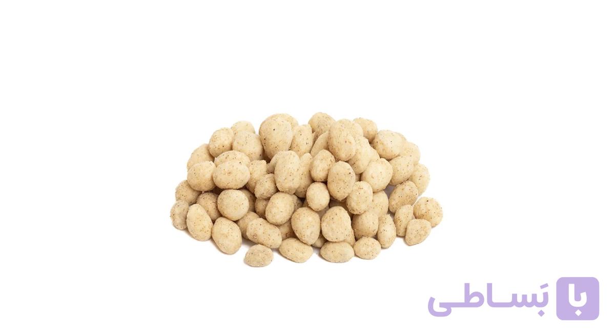مغز بادام زمینی روکش‌دار پنیری