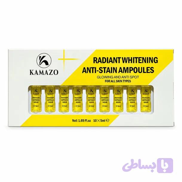 پک ویال ضدلک و روشن کننده کامازو 10 عددی — تصویر 1