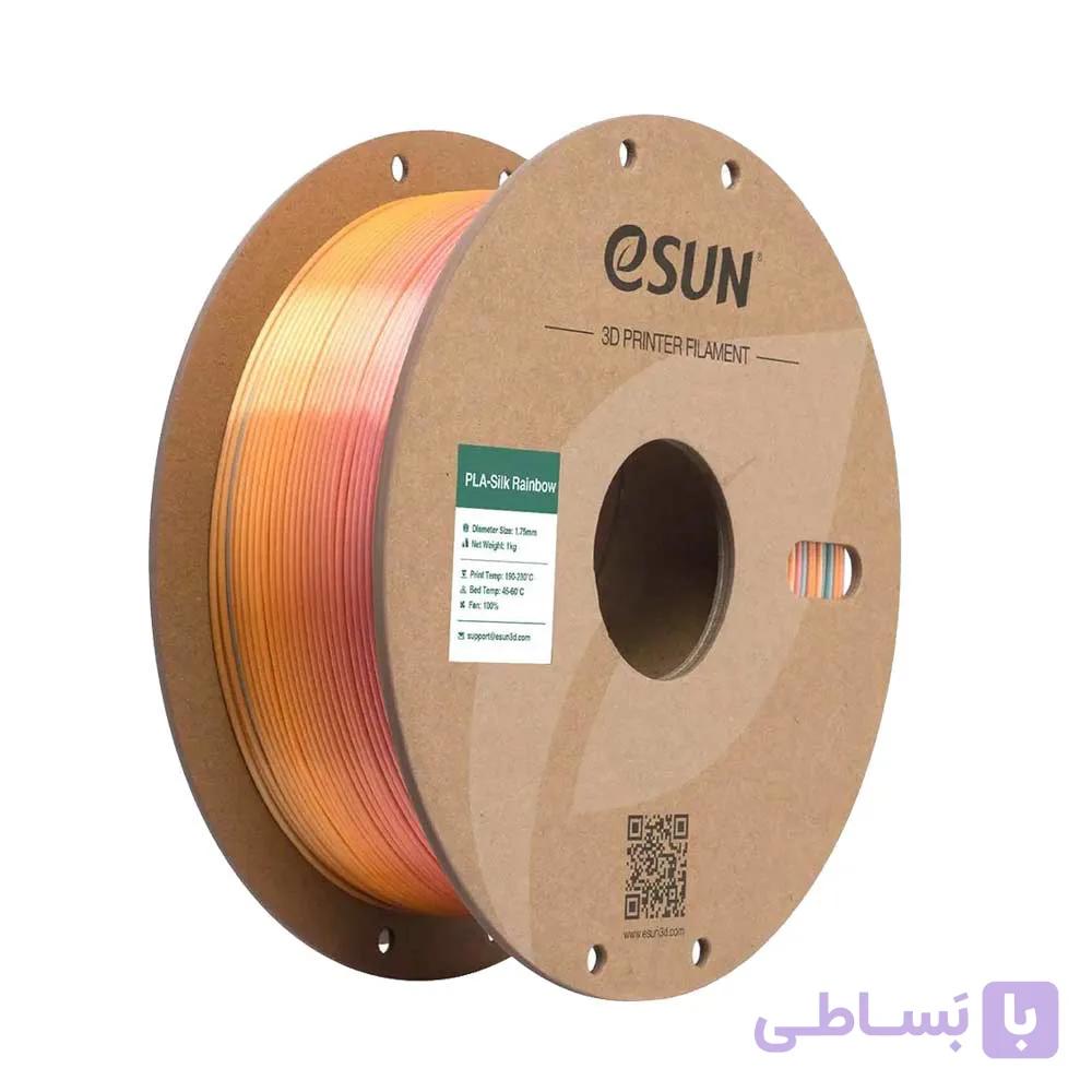 فيلامنت ابریشمی ایسان (کاخ اژدها) | Filament eSUN SILK-PLA Rainbow – Dragon Palace — تصویر 1