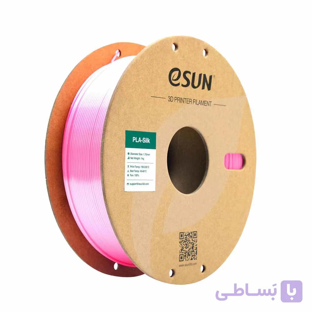 فيلامنت ابریشمی ایسان (صورتی) / Filament eSUN eSILK-PLA – Pink — تصویر 1