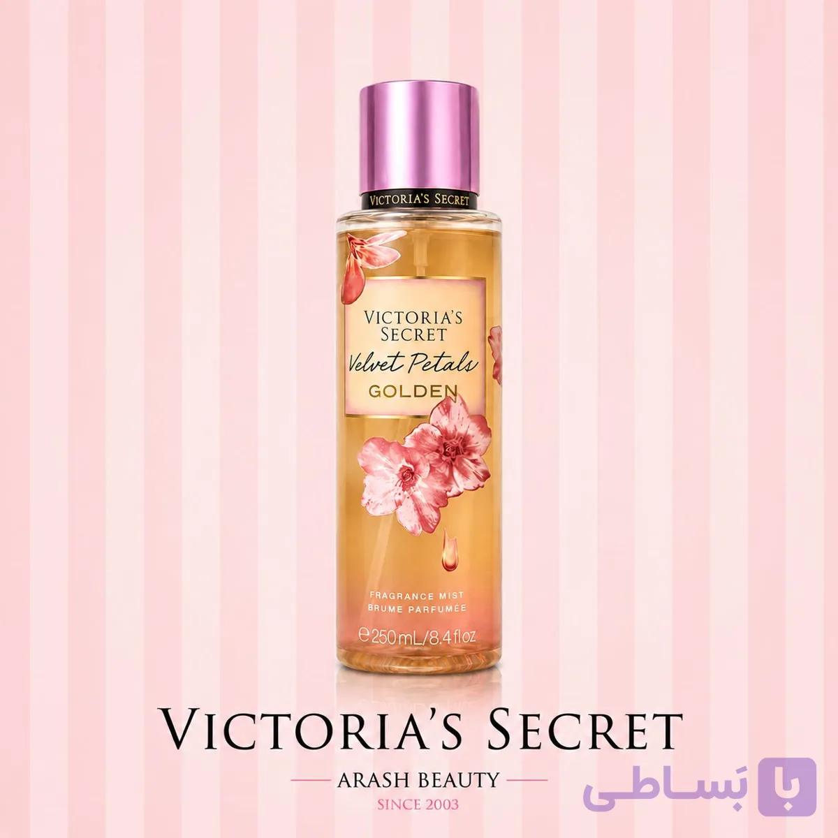 بادی اسپلش ویکتوریا سکرت مدل Velvet Petals Golden