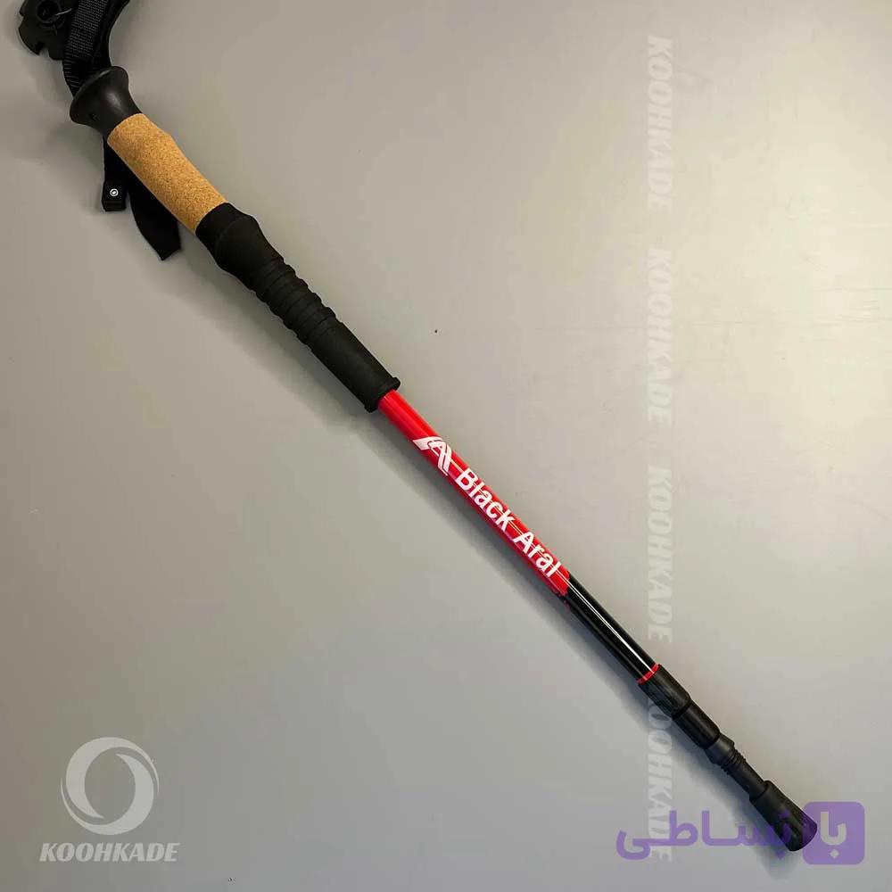 باتوم کوهنوردی پیچی BLACK ARAL تکی — تصویر 1
