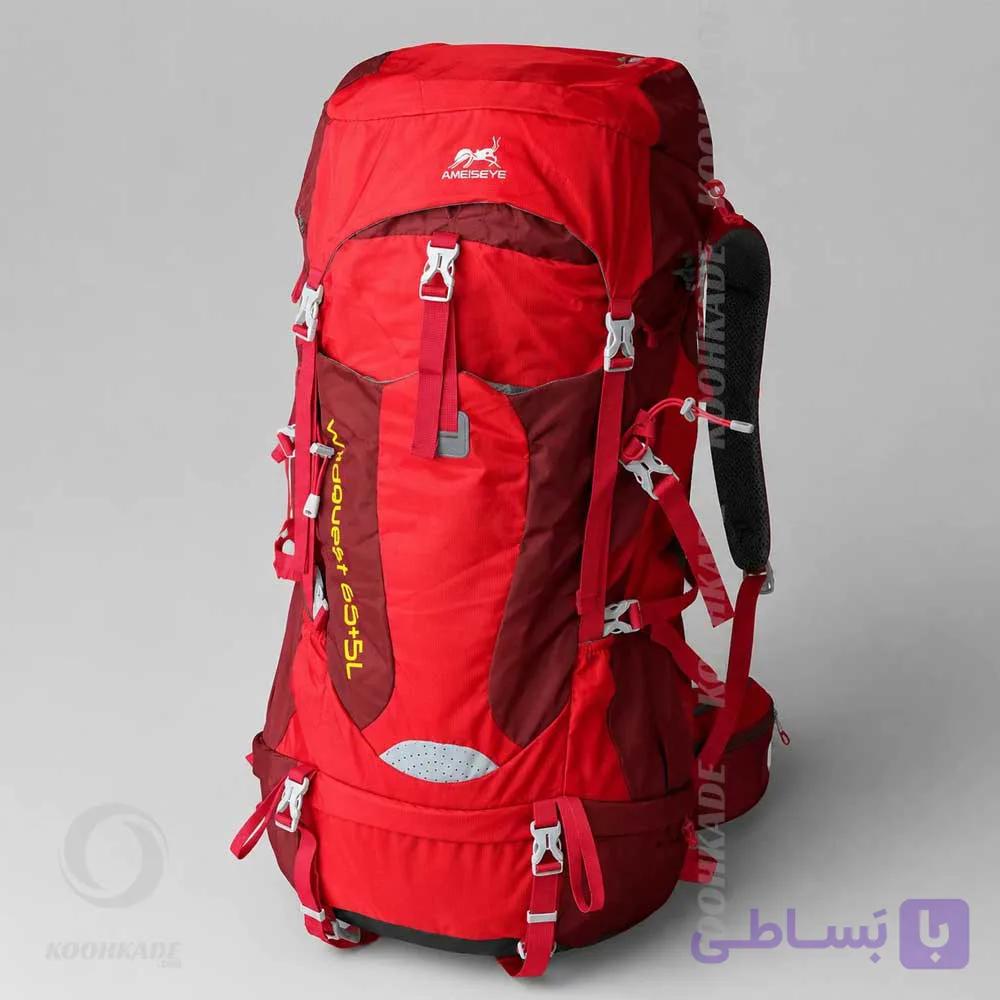 کوله پشتی کوهنوردی 65+5 لیتر  AMEISEYE — تصویر 1