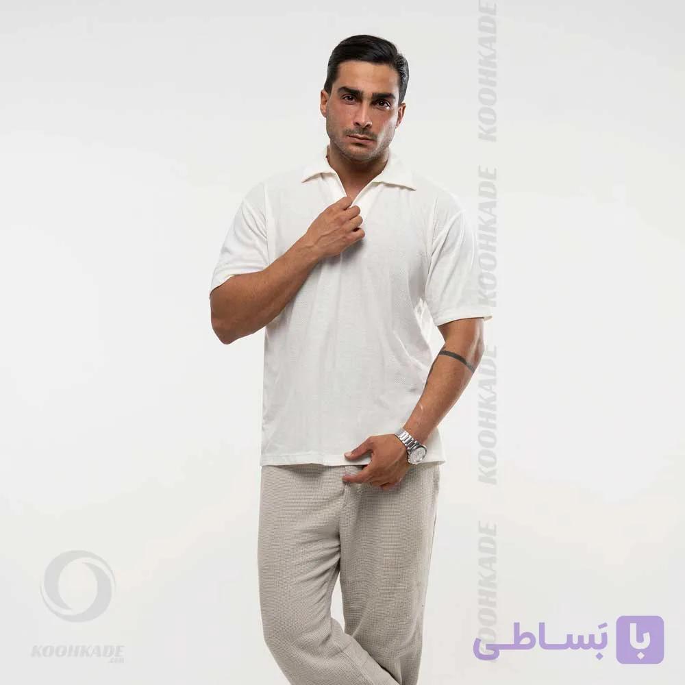 تیشرت مراکش یقه دار 1421 — تصویر 1