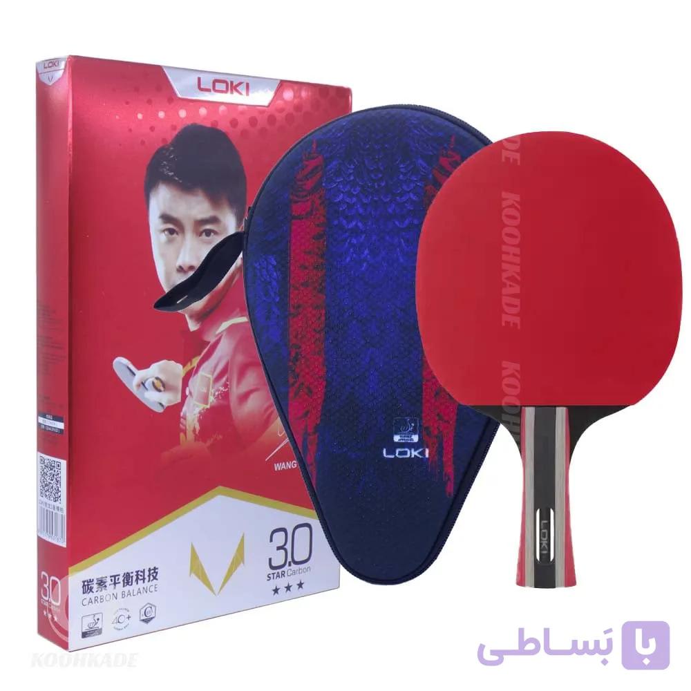 راکت پینگ پنگ لوکی مدل 3 ستاره R3 — تصویر 1