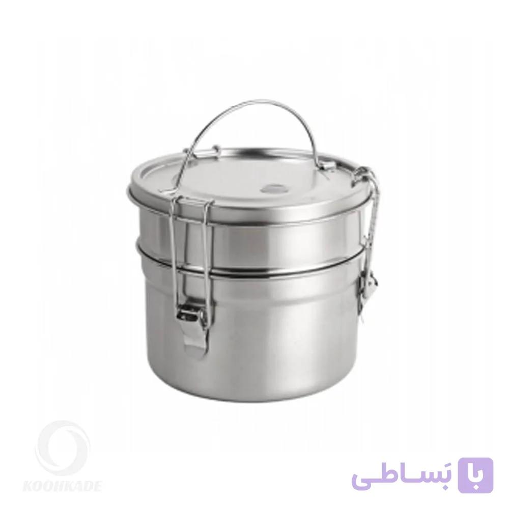 ظرف غذا استیل 1100 میلی لیتر — تصویر 1