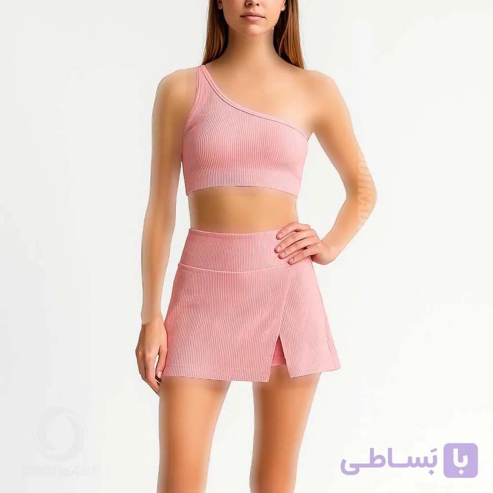 ست نیم تنه و دامن کوتاه مدل رومی — تصویر 1
