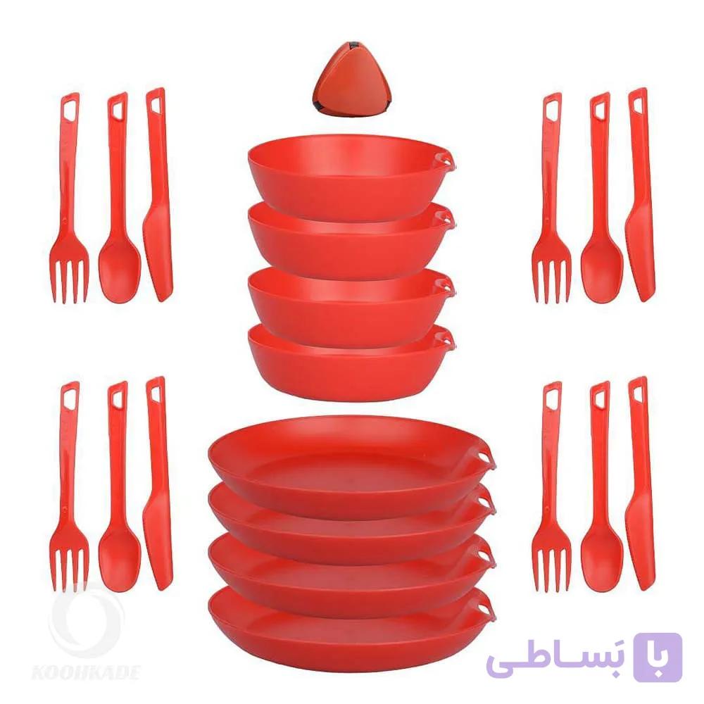 ست ظروف LIFECAMP مدل 21 تکه 4 نفره — تصویر 1