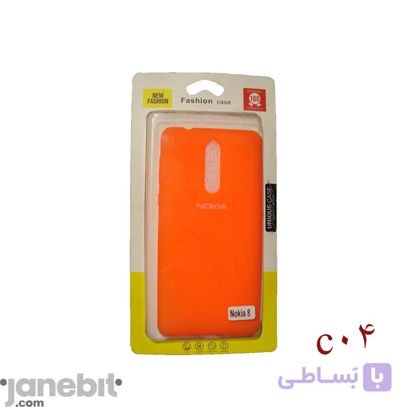 کاور سیلیکونی NOKIA 8 برند:FASHION کد: C04