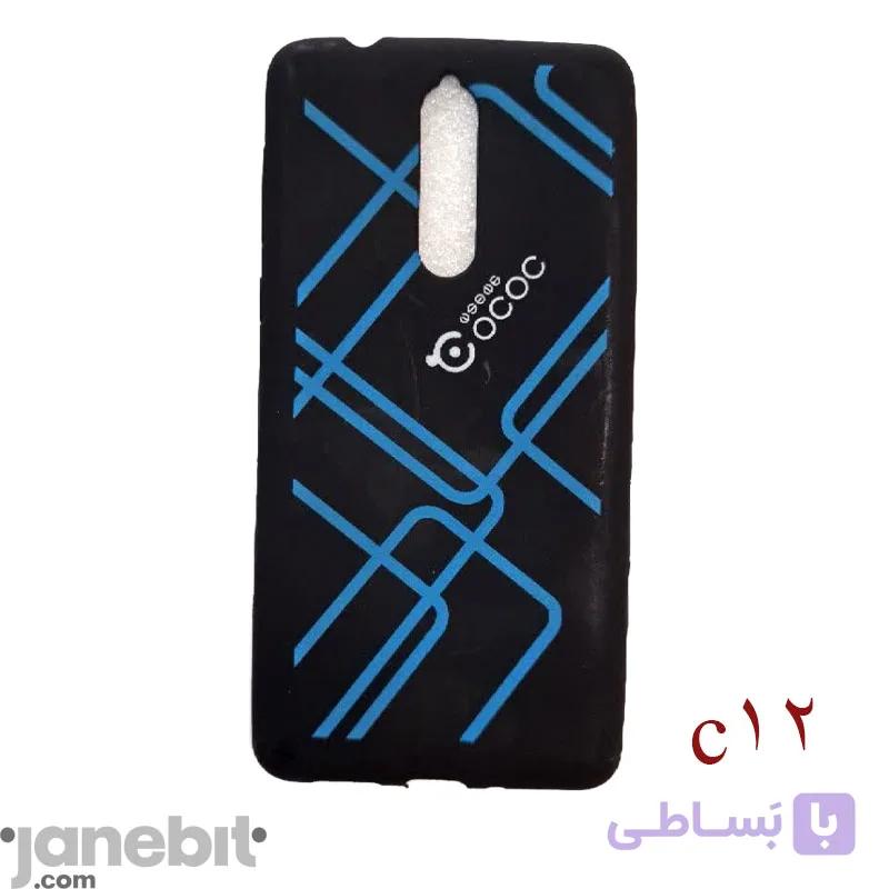 کاور سیلیکونی طرح دار NOKIA 8 برند:COCOC کد: C12