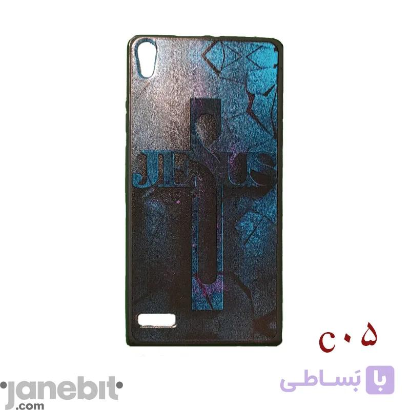 کاور سیلیکونی طرح دار گوشی هوآوی P6  کد: C05