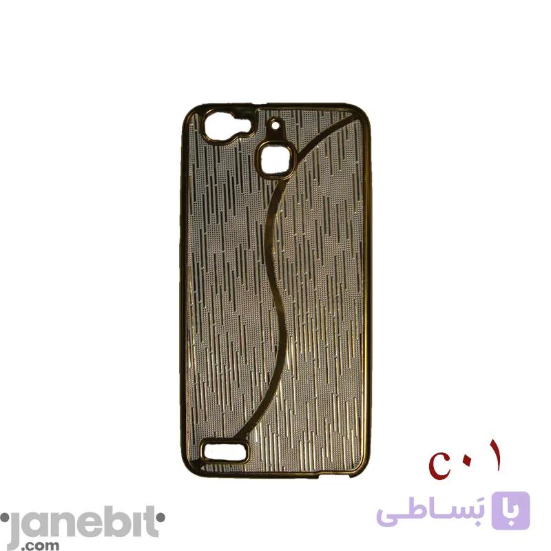 کاور ژله ای طلایی گوشی هوآوی GR3 برند:FASHION کد: C01