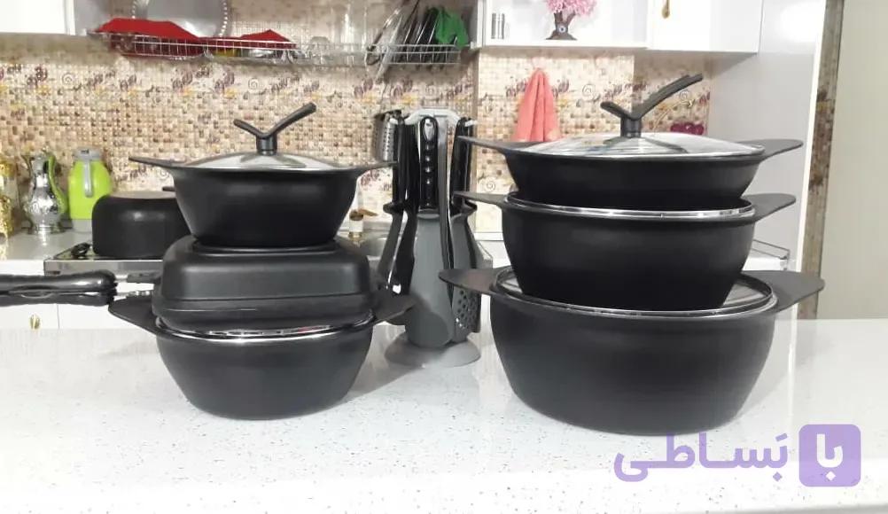 سرویس قابلمه ۲۰ پارچه چدن گرانیتی R.S.KA عمده