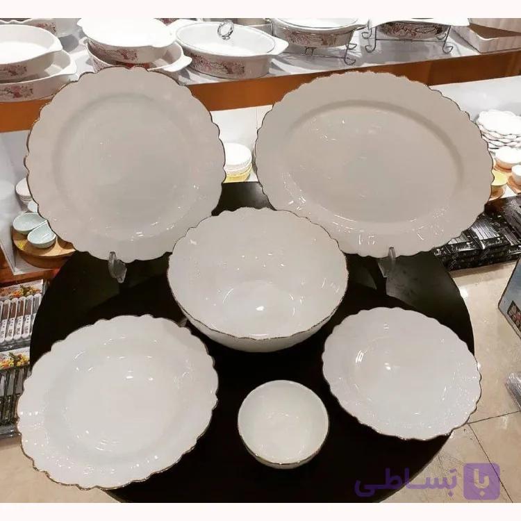 سرویس 26 پارچه آرکوپال طرح کنگره لب طلا دینو