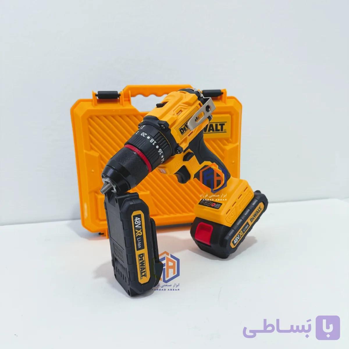 دریل شارژی میلواکی 48 ولت سه نظام فلزی مدل M48 — تصویر 1