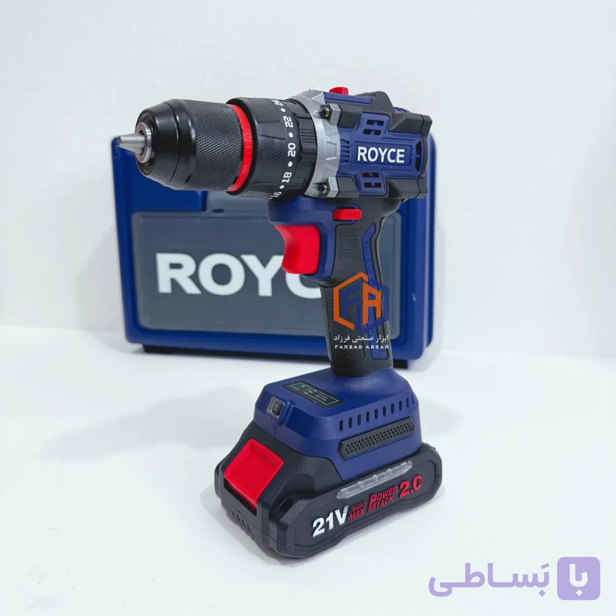 دریل شارژی موتور براشلس رویس 21 ولت مدل RBLEID-21-10 — تصویر 1
