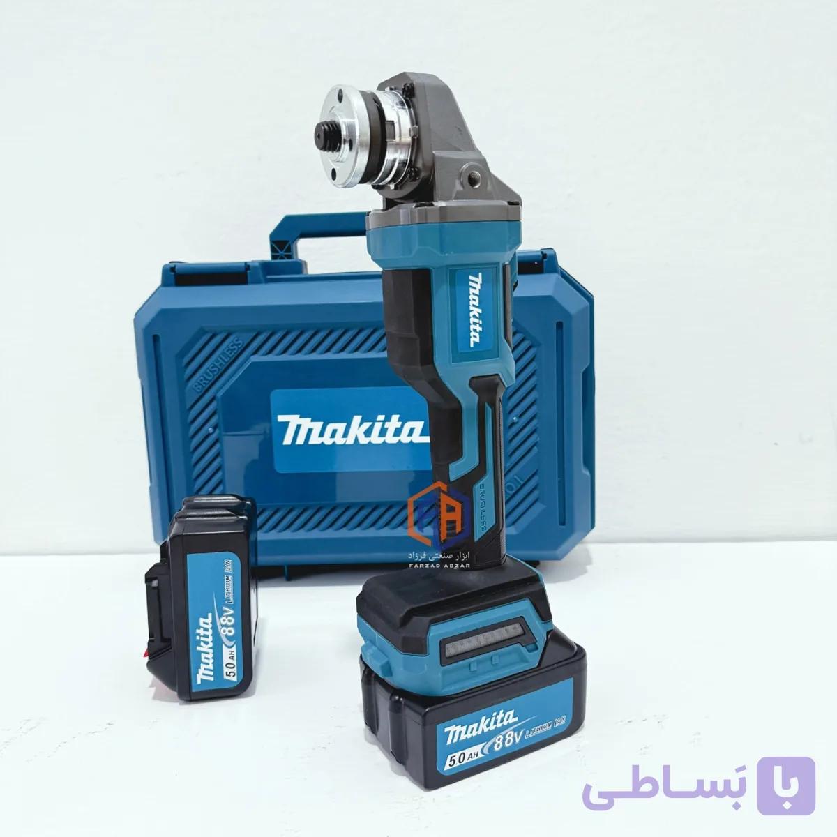 فرز شارژی حرفه ای ماکیتا موتور براشلس مدل MAKITA-88 — تصویر 1