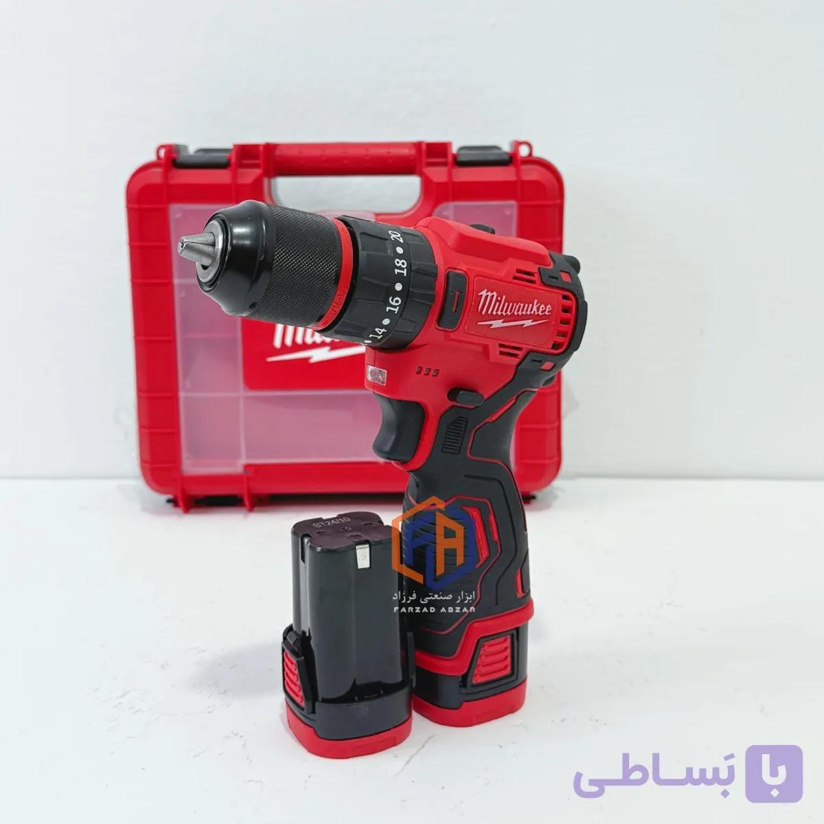 دریل شارژی موتور براشلس میلواکی 24 ولت مدل M24 — تصویر 1