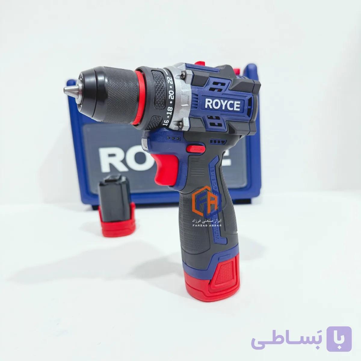 دریل شارژی موتور براشلس رویس 16.8 ولت مدل RBLED-16.8-10 — تصویر 1